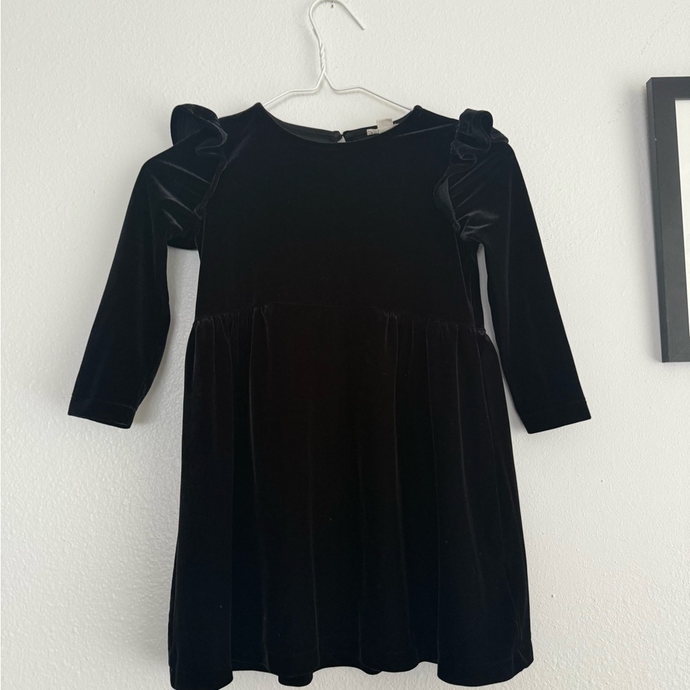 Crewcuts Black Velvet Formal Kids Dress